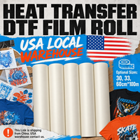 Jinlong Fabricant film dtf à séchage rapide impression dtf autocollants de transfert de chaleur film film de transfert dtf premium pour imprimante I3200