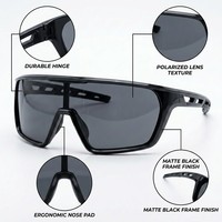 Lunettes de soleil pour hommes, lunettes de sport, lunettes de cyclisme, lunettes de sport pour vélo, lunettes de course pour hommes, lunettes de conduite