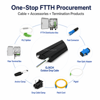 GJXCH GJYXCH Outdoor FTTH Drop Cable Manufacturer Low Cost Self Supporting Fiber Optic Cable 1 2 4 8 Core for Wholesale
