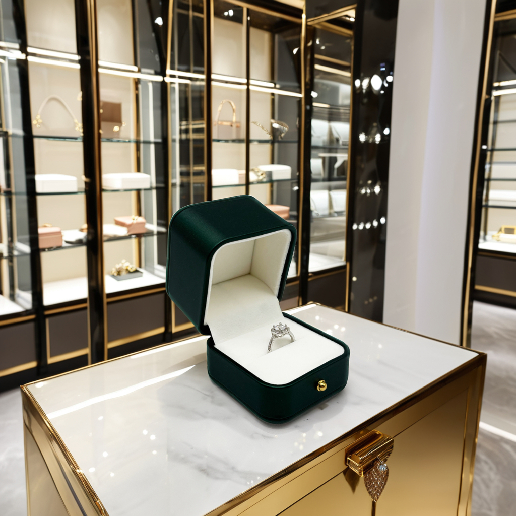 box for jewelry with logo