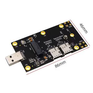 NGFF a USB 3,0 Board <span class=keywords><strong>M</strong></span>.2 Key B Riser Card con LTE 4G 5G Dongle en stock - Product Image 5