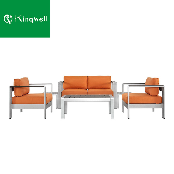 Factory Direct Outdoor Aluminum Patio Sofa Set Furniture Garden 