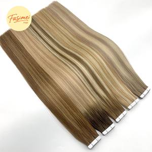 Extensiones de Cabello Humano con Cinta Adhesiva Fasimei, Extensiones de Cabello 100% Humano, Extensiones de Cabello Humano en Stock, Envío Rápido - Product Image 2