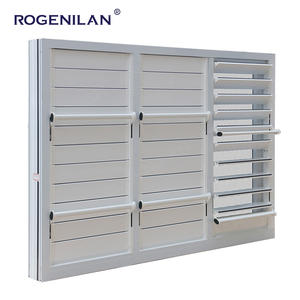 Rogenilan <span class=keywords><strong>Vitoria</strong></span> Garden Ventana de persiana de listones de aluminio ajustable con mosquitera Persianas parasol - Product Image 1