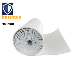 10 mm 650 ℃   Couverture en feutre d'aérogels ≤ 0,017 W/(m K) Isolation haute température A1 Incombustible Écologique Faible conductivité thermique - Product Image 1