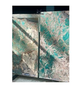 Fournisseur en gros de dalles de marbre naturel poli pour comptoirs personnalisés, dessus de vanité, dessus de table, revêtements de sol, panneaux muraux intérieurs - Product Image 1