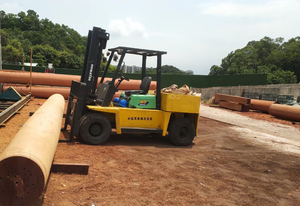 Producto fiable hecho en Japón marca japonesa usada Komatsu montacargas de 6 toneladas FD60 montacargas de 6 toneladas gran oferta - Product Image 4