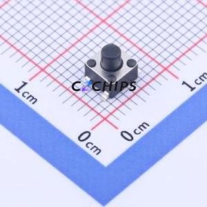 TC-06204-050E Tactile Switch SMD-4P,4.5x4.5mm Switch Single Pole Single Throw Round Button 2.6N Vertical Mount - Product Image 1