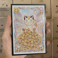 Boîte de booster scellée chinoise Pokémon TCG avec cartes d'art exquises et stylées, mini-boîte de présentation en étain et étui en acrylique pour jeux de société