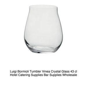 Verre à vin en cristal Vinea 43 cl Luigi Bormioli H 10,5 cm Ø 8,8 cm - Product Image 2