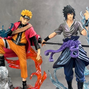 Dessin animé Cool japonais Anime <span class=keywords><strong>Ninja</strong></span> figurines de haute qualité Durable décoration de bureau enfants 3D jouets figurines d'action en gros - Product Image 2
