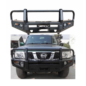 Pare-chocs arrière 4x4 pour Nissan patrouille GU 1 2 3 4 <span class=keywords><strong>série</strong></span> Y61 4WD pièces de carrosserie tout-terrain treuil Compatible Bull Bar - Product Image 5