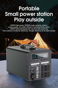 Système d'énergie solaire, batterie 2000W 2400Wh 110V 220V, générateur solaire portable, station CE IEC pour la maison - Product Image 6