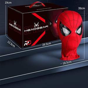 Yeux mobiles de super-héros, ajustement complet du visage, taille des yeux, cosplay de héros pour enfants/adultes, <span class=keywords><strong>Spiderman</strong></span> - Product Image 5