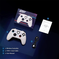 Manette de jeu sans fil S201 pour Switch 2 NS/PC/Android/iOS contrôleur de jeu à déclenchement Hall contrôleurs de jeu à détection de mouvement à Six axes
