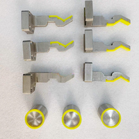 Insertos de Agarre para Robot con Recubrimiento de Goma Antideslizante, Piezas de Aluminio y Hierro Moldeadas a Medida