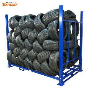 بسعر المصنع نظام أرفف إطارات قابل للطي قابل للطي وقابل للطي لتخزين المخازن الثقيلة من النوع الصلب - Product Image 3