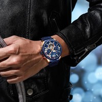 Мужские наручные часы Curren 8395 оптом, на заказ, из нержавеющей стали, с хронографом, кварцевые, водонепроницаемые, со светящимися стрелками