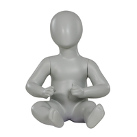 Maniquí de Fibra de Vidrio para Niños, Cuerpo Completo, con Cabeza de Huevo, para Exhibición de Ropa Infantil, Venta al por Mayor