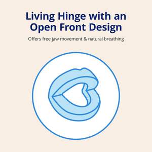 Anti-knarsbeschermer voor gebit, comfortabel, geschikt voor boven- en onderkaak, verlicht pijn en bruxisme - Product Image 2