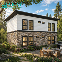 Maisons préfabriquées modulaires AKAY à structure en acier, installation rapide, résistantes au vent et aux tremblements de terre, en kit.