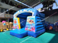 Château gonflable commercial extérieur Sea World Bounce Jump House, aire de jeux gonflable, trampoline, château gonflable, aire de jeux gonflable Moon Bounce
