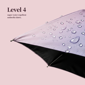 Parapluie de poche léger de 18 cm, pliable en 5 sections, dégradé, anti-UV, 6 baleines, coupe-vent, double usage soleil/pluie, mini parapluie de voyage portable - Product Image 4