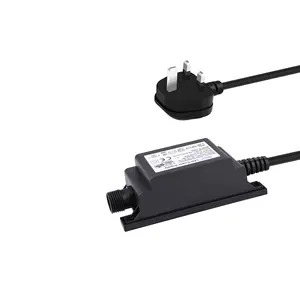 Catu daya Ac Dc 5 Volt tahan air Ip67 Ip68 standar 5 v 1.000 Ma tahan hujan adaptor untuk lampu Led