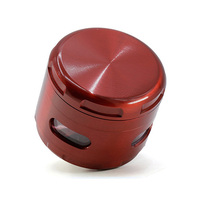 Moulin en métal de 2.5 pouces, 4 pièces, en Zinc, pour tabac, épices, herbes, avec ouverture de fenêtre, accessoires pour fumer, nouvel arrivage