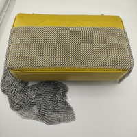 Maille de chaîne en acier inoxydable de qualité supérieure, résistante à l'usure, pour sacs à main et accessoires vestimentaires
