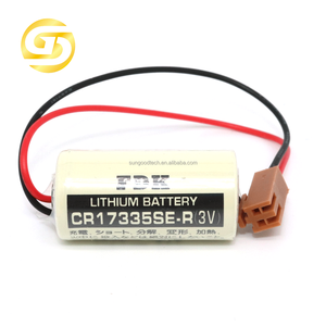Điều khiển công nghiệp PLC Pin <span class=keywords><strong>FDK</strong></span> CR17335SE-R 3V Pin <span class=keywords><strong>Lithium</strong></span> với Nâu nối cắm - Product Image 2