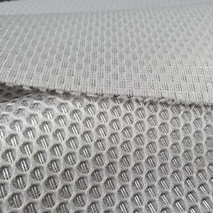 OEKO-TEX SMML82A <span class=keywords><strong>Simu</strong></span> 3mm 4mm 5mm doux blanc gris 3D espace maille tissu pour literie sac soutien-gorge - Product Image 2