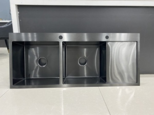 <span class=keywords><strong>Fregadero</strong></span> de cocina moderno, cuenco de acero inoxidable cepillado, <span class=keywords><strong>sobre</strong></span> <span class=keywords><strong>encimera</strong></span>, <span class=keywords><strong>fregadero</strong></span> de cocina, <span class=keywords><strong>fregadero</strong></span> de cocina de acero inoxidable - Product Image 5