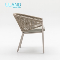 Ensemble de tables et chaises de salle à manger d'extérieur modernes ULAND pour hôtels, villas, jardins