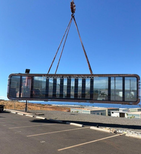 Casa <span class=keywords><strong>Prefabbricata</strong></span> su Ruote con Bagno, Lussuosa Mini Casa Capsula in Acciaio per Campeggi e Parchi Vacanze - Product Image 3