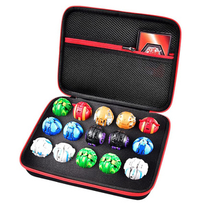 Nouveauté mallette de <span class=keywords><strong>rangement</strong></span> portable en mousse eva pour figurines <span class=keywords><strong>Bakugan</strong></span> sac de <span class=keywords><strong>rangement</strong></span> organisateur de jouets en tissu personnalisé pour enfants (étui uniquement) - Product Image 1