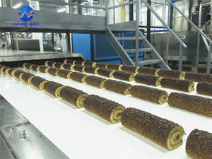 เครื่องตัดเค้กชั้นประสิทธิภาพสูงเครื่องทำเค้กประสิทธิภาพสูงอัตโนมัติเต็มรูปแบบพร้อมการรับประกัน1ปี - Product Image 4