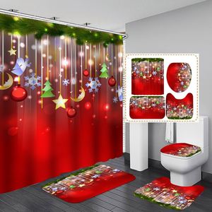 Decorazione Natalizia per il Bagno con Tenda a Tema Babbo <span class=keywords><strong>Natale</strong></span>, Ornamenti Natalizi, Regali di <span class=keywords><strong>Natale</strong></span> e Capodanno 2021, <span class=keywords><strong>Buon</strong></span> <span class=keywords><strong>Natale</strong></span> - Product Image 1