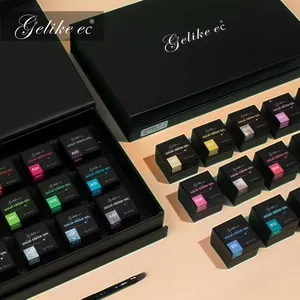 Private Label 15 In 1 Nagel Benodigdheden Nail Art Schilderen Pudding Jelly Solid Crème Gel Palet Set Uv Gel