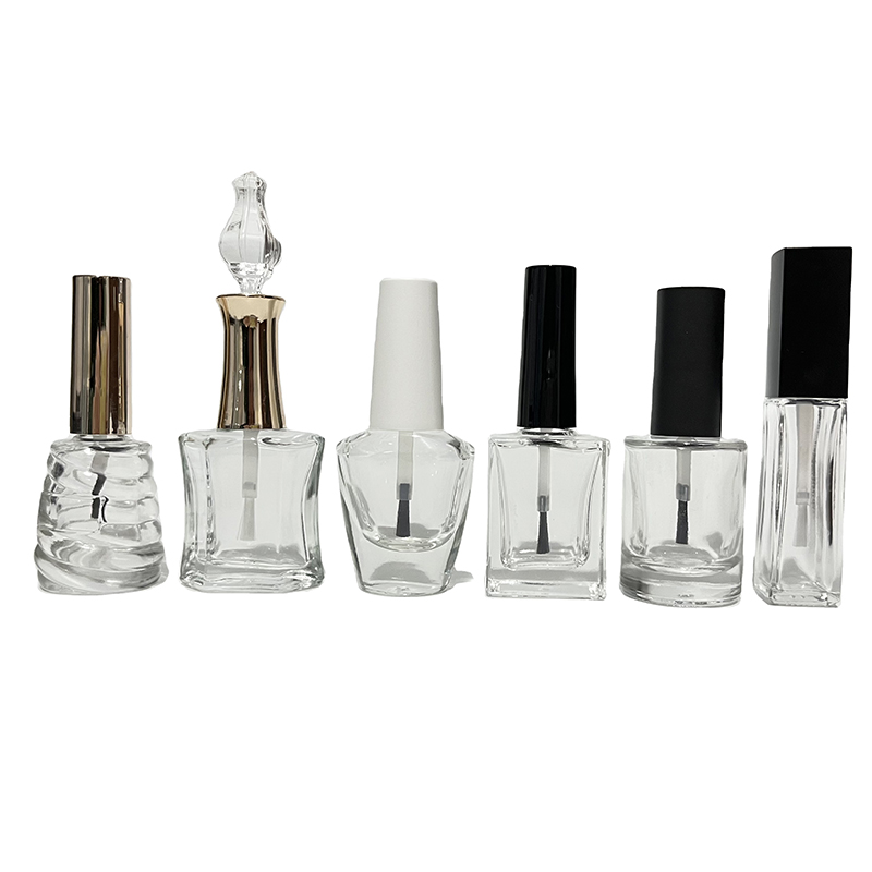 12ml Transparent Nail Polish Bottle With Brush