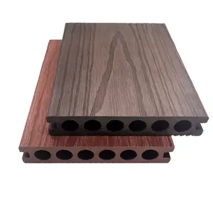 Hot Sale Cheap 140*25mm WPC Wood Plastic WPE Hollow Composite 3D Decking Timber