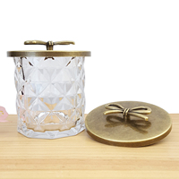 Poignée personnalisée en forme de nœud pour couvercle rond, poignée isolante thermiquement pour couvercles de bougies, boutons de couvercle, accessoires de décoration intérieure