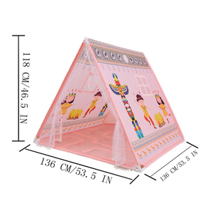 Tente de jeu pour enfants avec logo personnalisé, <span class=keywords><strong>tipi</strong></span>, maison de jeu pour enfants JWS-092, pliable, intérieur/extérieur, vente en gros OEM - Product Image 2