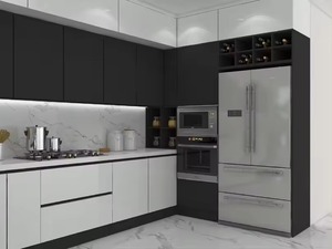 Полностью пользовательские кухонные шкафы кухонная мебель шкафы современный дизайн кухонные блоки - Product Image 4