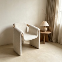 Chaises de salon en bois de luxe, style nordique, coussin moelleux, chaise ergonomique de détente, meubles de salon pour villa, hôtel