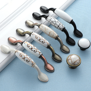 Cheap Ceramic Antique Kitchen Furniture Handle For Cabinet Or Door