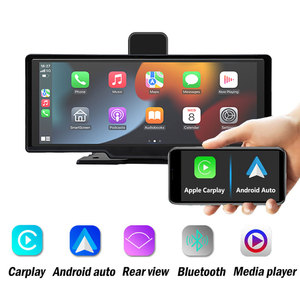 Portable 10.26 Inch 1080p Carplay Screen Wireless <strong>Android</strong> Auto FM Phone Music Player Dash <strong>Cam</strong> DVR <strong>Reversing</strong> Aid 1 Year - Product Image 4