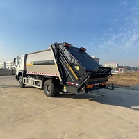 Camion Compacteur de Déchets Howo 15CBM 300HP à Vendre, Camion de Collecte de Déchets Compressés pour l'Exportation
