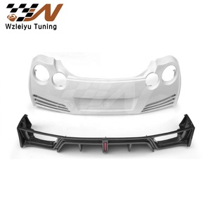 Nouveau Style demi pare-chocs arrière en Fiber de carbone et diffuseur adapté pour <span class=keywords><strong>Nissan</strong></span> <span class=keywords><strong>Skyline</strong></span> <span class=keywords><strong>R35</strong></span> <span class=keywords><strong>GTR</strong></span> 08-16 ajustement de haute qualité - Product Image 2