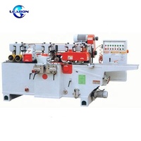 Mesin pengolah papan kayu listrik otomatis, empat sisi kayu Solid Moulder Planer